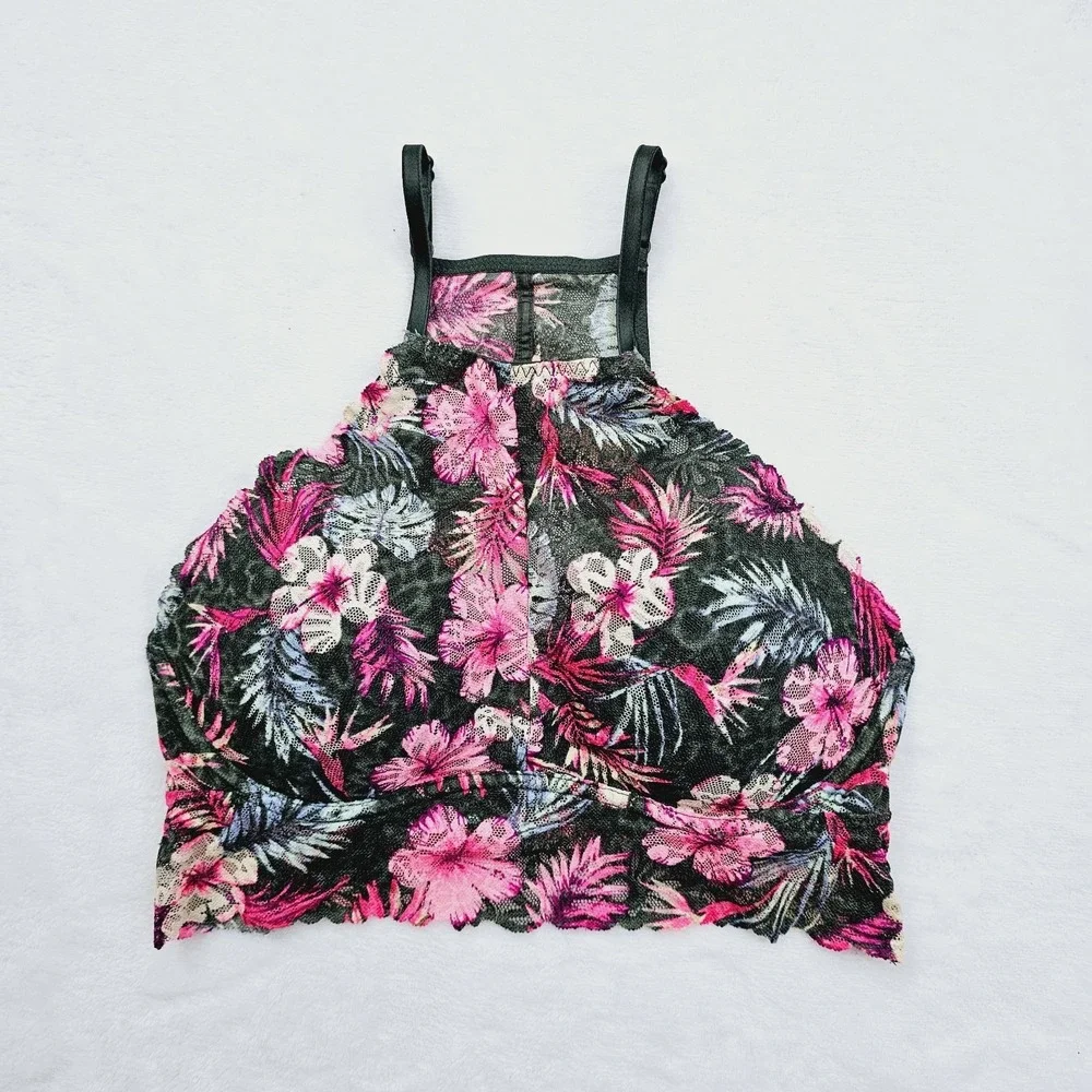 Victoria's Secret Pink Bra Push Up Lace Bra Pullover‎ Wire Support Small